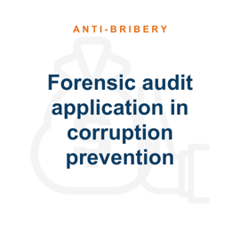 Forensic audit application for corruption prevention