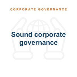 Sound corporate governance