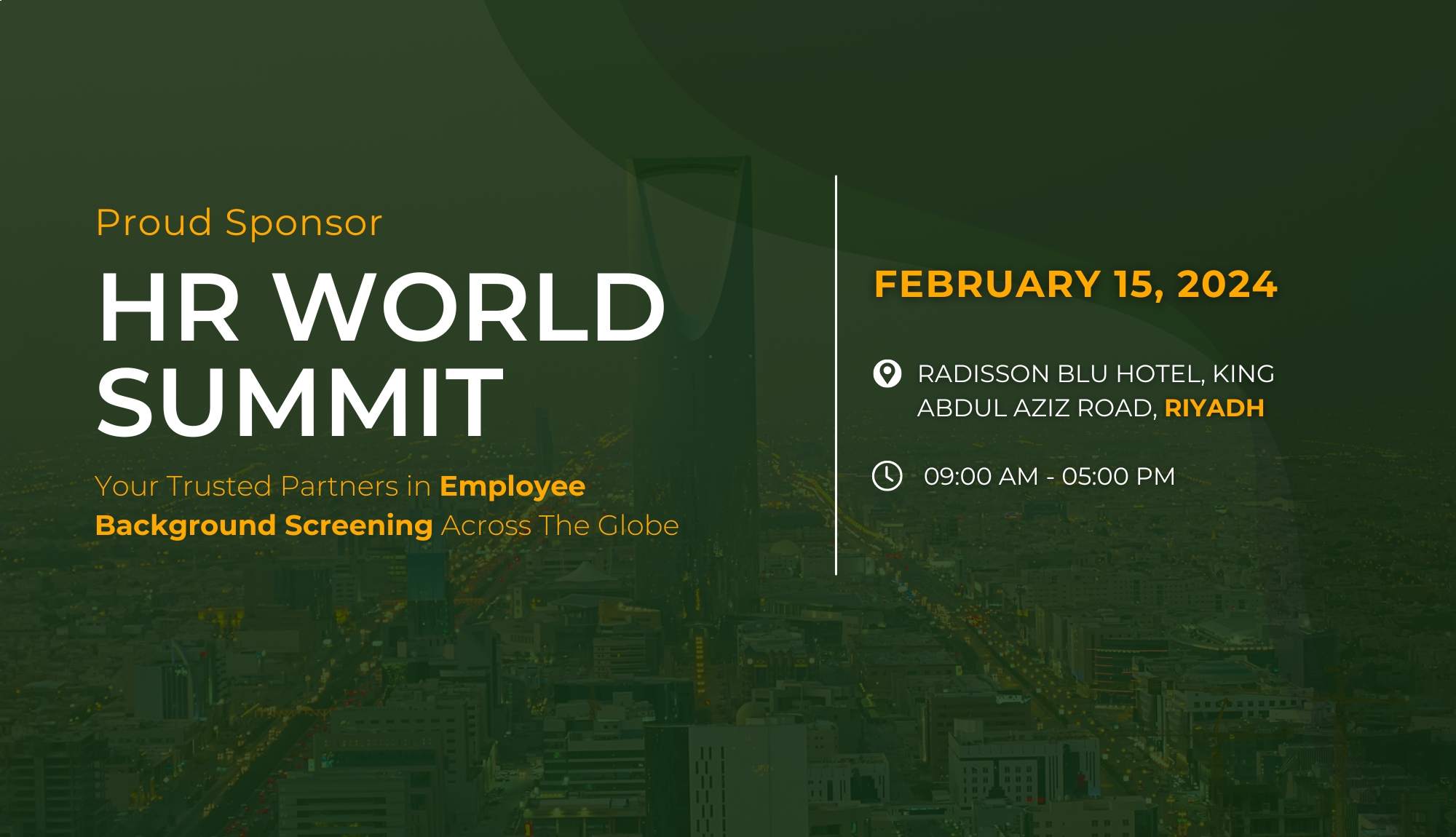 HR World Summit 15 February 2024 Riyadh -  CRI GroupTM